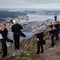 Messinggruppa Paa Ulriken Med Utsikt Over Bergen Iii Foto Oddleiv Apneseth